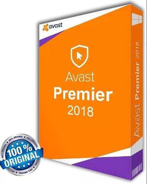Avast Premiur 2018 Licencia 5 Pc Hasta El 2026