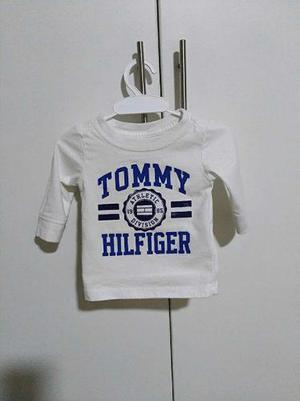 Polo Tommy Hilfiger Original 3-6meses (manga Larga)