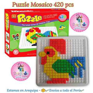 Puzzle Mosaico 420 Pcs Estimulacion Tempran - Brujitas Store