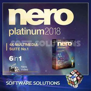 Software Nero 2018 - La Suite Mas Completa De Grabacion