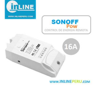 Sonoff Pow Domotica 16A. Inline Peru