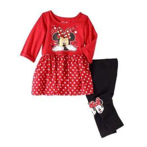 Vestido Disney Color Rojo Original En Talla 3t