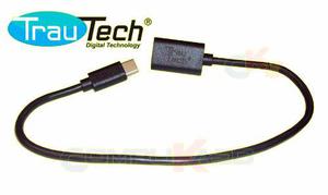 Cable Otg Usb Tipo C A Usb Hembra Trautech Celulares Tablet