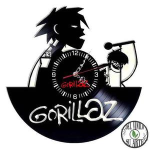 Gorillaz 01 Reloj De Pared Y Escritorio Vinilo Delivery