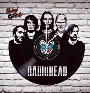 Reloj De Vinilo Retro Radiohead Regalos