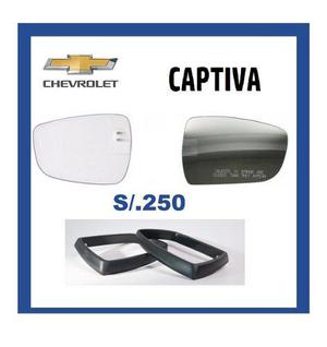 Espejos Vidrios, Chevrolet Captiva Originales+seguro+envío