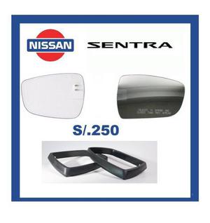 Espejos Vidrios, Nissan Sentra Originales+seguro+envío