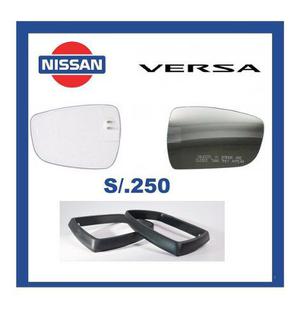 Espejos Vidrios, Nissan Versa Originales+seguro+envío
