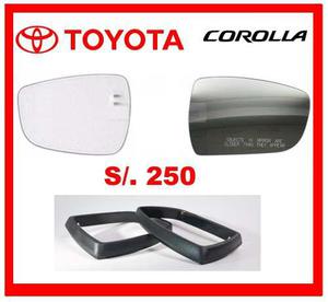 Espejos Vidrios, Toyota Corolla Originales+seguro+envío