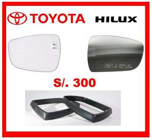 Espejos Vidrios, Toyota Hilux Originales+seguro+envío