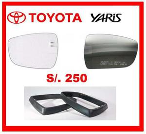 Espejos, Vidrios, Toyota Yaris Originales+seguro+envío