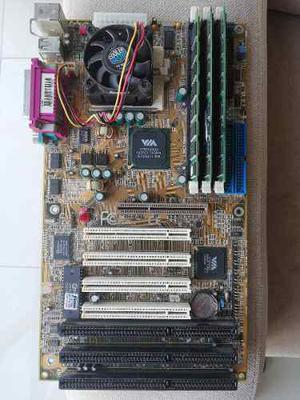 Placa Pura Pentium 3, 640 Mb Ram, Micro 700 Mhz Operativo
