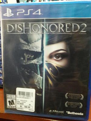 Play 4 Dishonored 2 Sellado