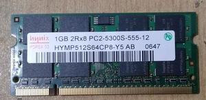 RAM..PARA..LAPTOP.1 GB..DDR2