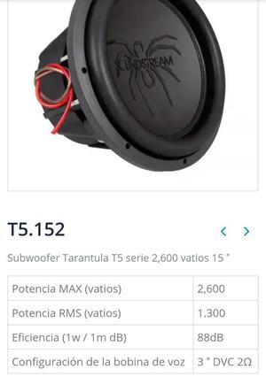 Subwoofer Soundstream w Rms 15