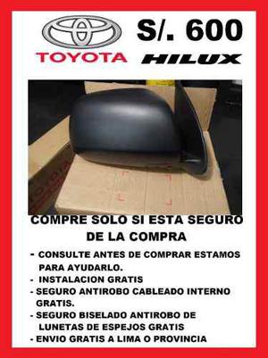 Vidrio Espejo Toyota Hilux+envio+seguros+instalacion