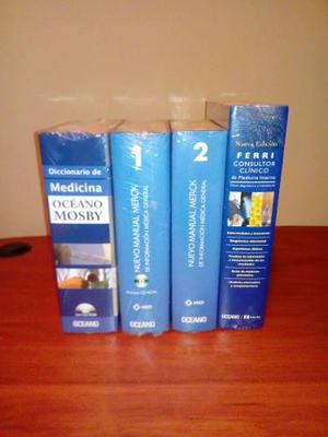 Libros De Medicina Mosby, Merck Y Ferri