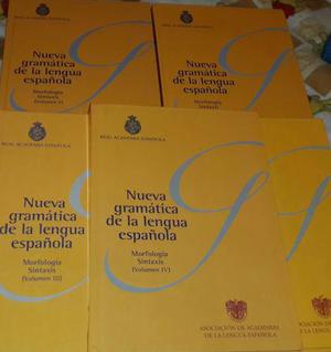 Morfología Y Sintaxis 5 Tomos Real Academia De La Lengua