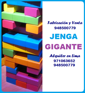 ALQUILER DE JENGA GIGANTE