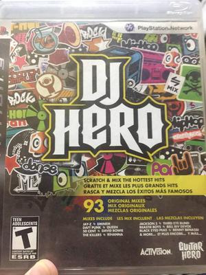 Dj Hero PS3 juego musical