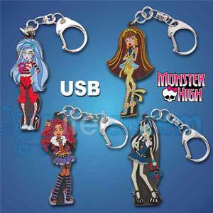 Usb 8gb Muñecas Monster High Licencia Original New Durables