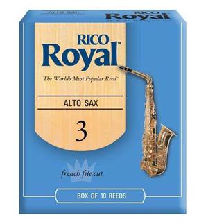Caña Para Saxo Rico Royal 1 Caja X 10 Und