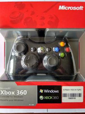 Control Pc Xbox360 Alámbrico Microsoft