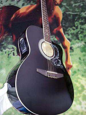Guitarra, Marca String Guitar, Color Negro, Diseño Hermoso,