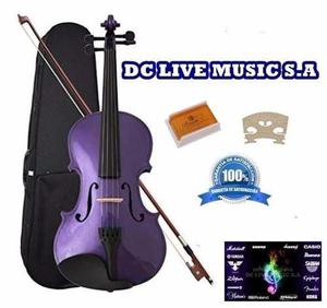 Violin Color Purpura Eagle Importado, Deliverys!! Nuevo!!