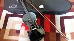 Violin Importado Eagle Colores Negro Y Violeta,nuevo