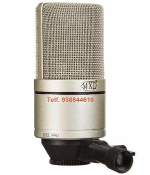 Microfono Condensador Mxl 990 Xlr De Estudio