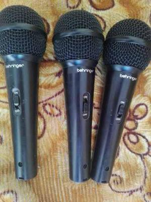 Microfonos Behringer Ultravoice. Xm1800s