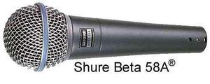 Shure Beta 58a Microfono Vocal Profesional