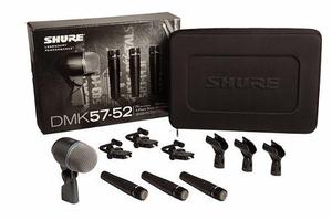Shure Dmk57-52 Kit De Microfonos Para Bateria Acustica 4 Pzs