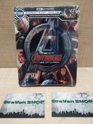 Avengers Era De Ultron Age Of Ultron Steelbook 4k Blu Ray