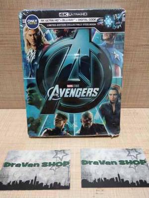 Avengers Steelbook 4k Blu Ray Pelicula Marvel