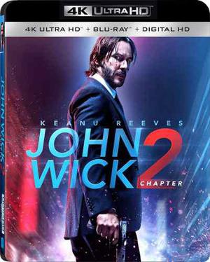 Blu Ray John Wick: Chapter 2 En 2d - 4k- Stock - Nuevo