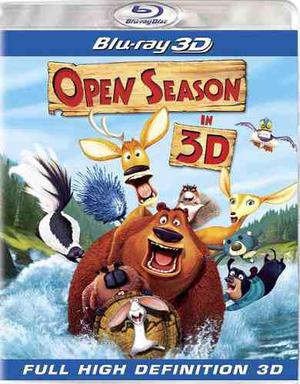 Blu Ray Open Season 3d - 2d - Stock- Sellado - Nuevo