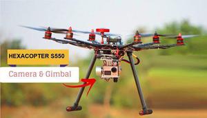 Drone Hexacopter S550, Camara 4k, Telemetria, Tx Video
