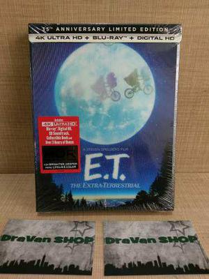 E.t Extraterrestre Blu Ray Lenticular 4k Edición Limitada