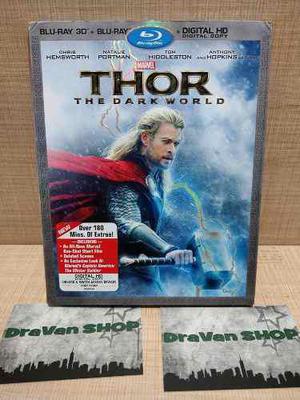 Thor The Dark World 3d Slipcover Bluray Pelicula 3d