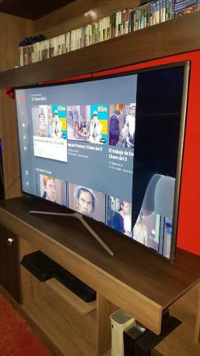 Tv Led Samsung 55 Curvo Smart Wifi Seminuevo Full Hd,cambio