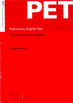 PET Preliminary English Test Past Examination Papers DEC