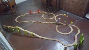 Pistas de trenes de madera Thomas