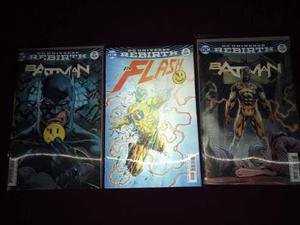 The Button Comic 1, 2 Y 3 Batman Y Flash