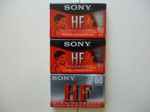 3 Cassette En Blanco X 45 Soles - Sony Hf