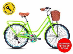 Bicicleta Paseo City Avenue P/mujer - Marca Best Gama Aro 26