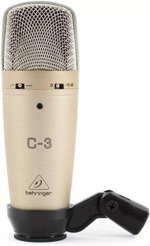 Microfono Condensador C3 + Interface Behringer Um2 + Soporte