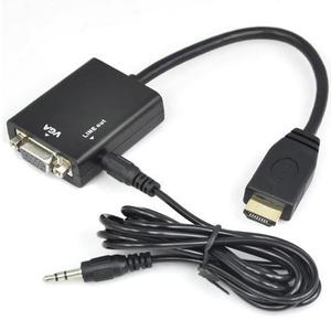 Cable Adaptador Covierte Hdmi A Vga 1080 Full Hd