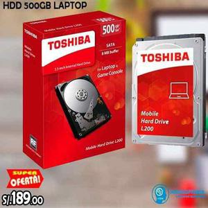 Disco Duro Laptop 500gb Toshiba En Caja Nueva Oferta